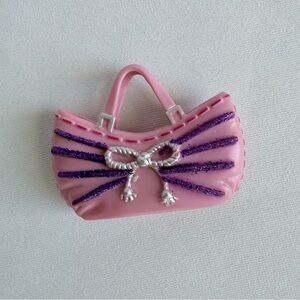 Barbie My Scene Juicy Bling Kennedy Doll's Purple Bow Bag Purse Accessory Rare
